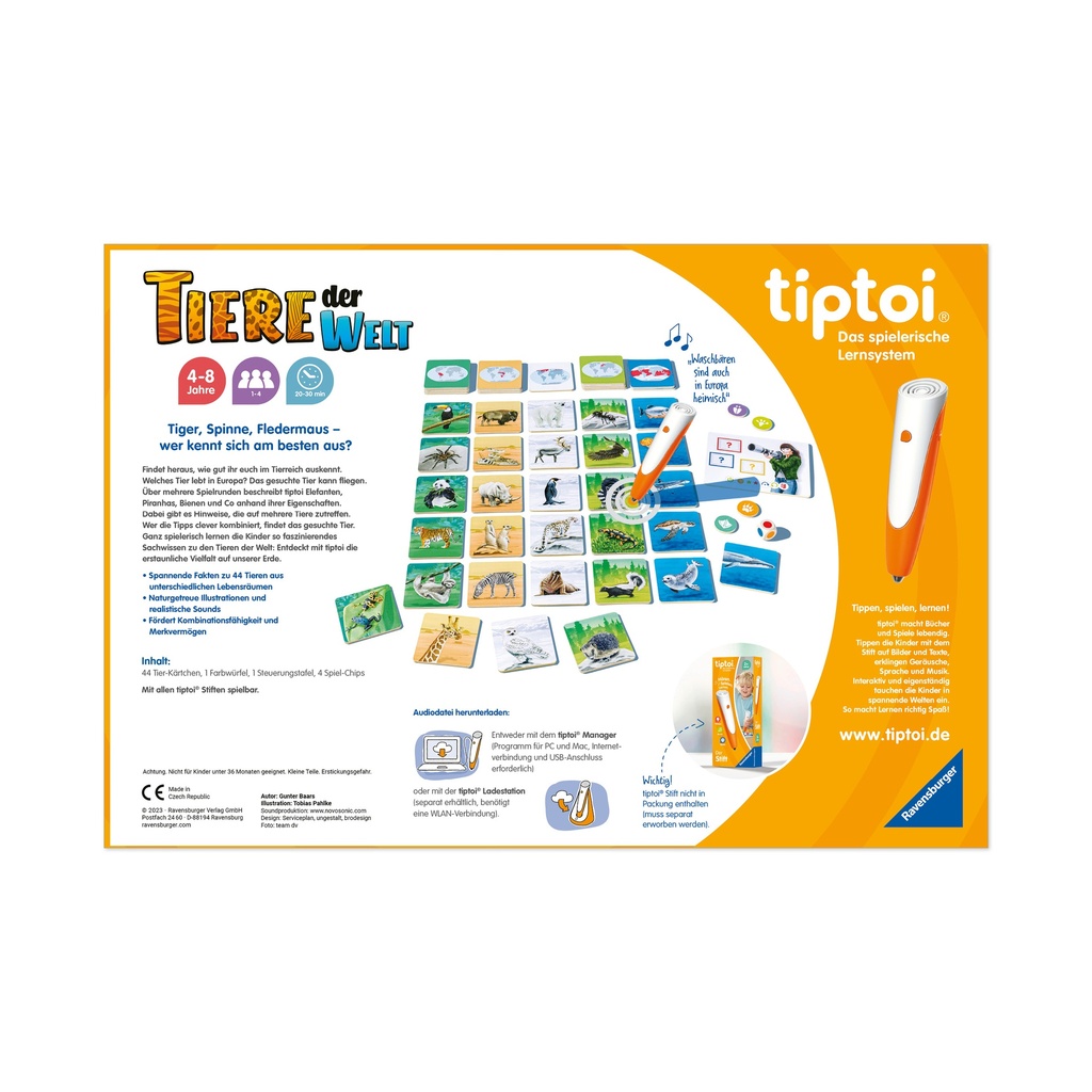 tiptoi® Spiel - Tiere der Welt