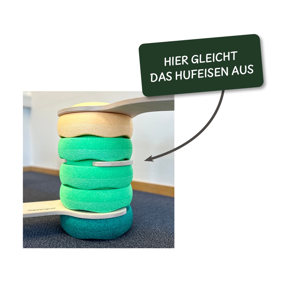 Balancebrücken Hufeisen