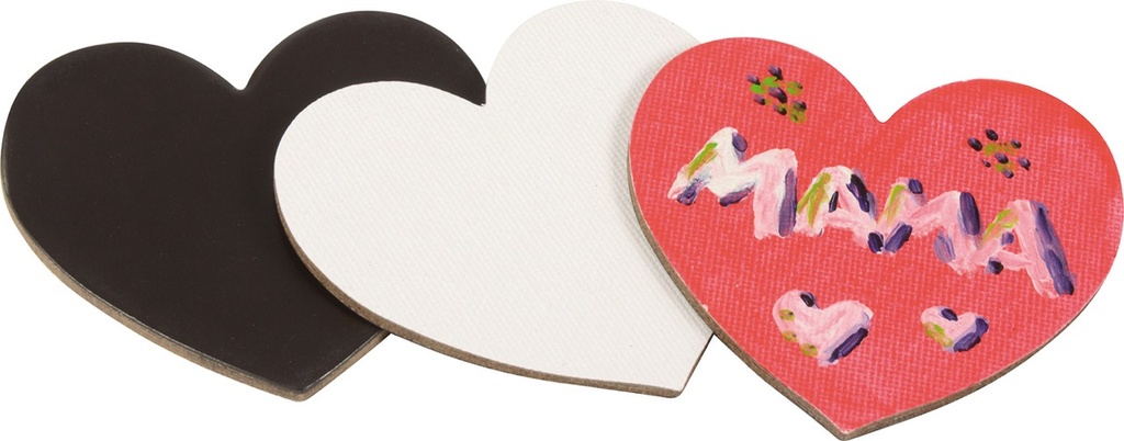 Magnet Leinwand - Herzen