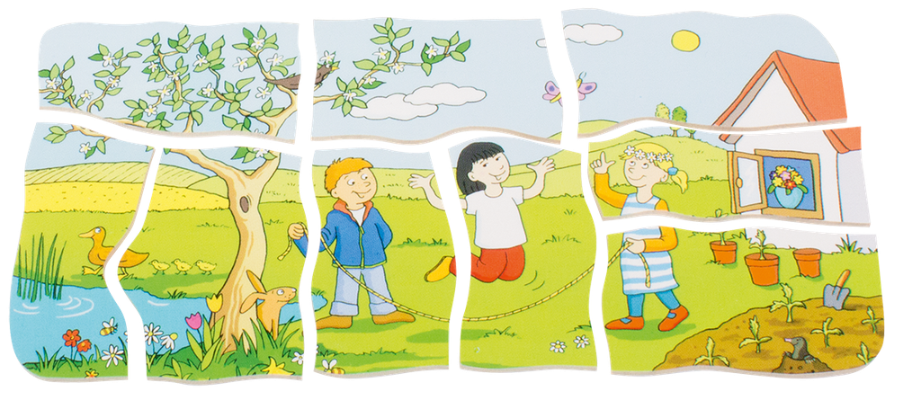 Lagen-Puzzle "4 Jahreszeiten"