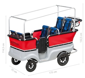 E-Turtle Kinderbus für 6 Kinder