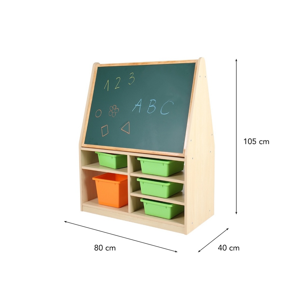 Regalkombination mit Tafeln