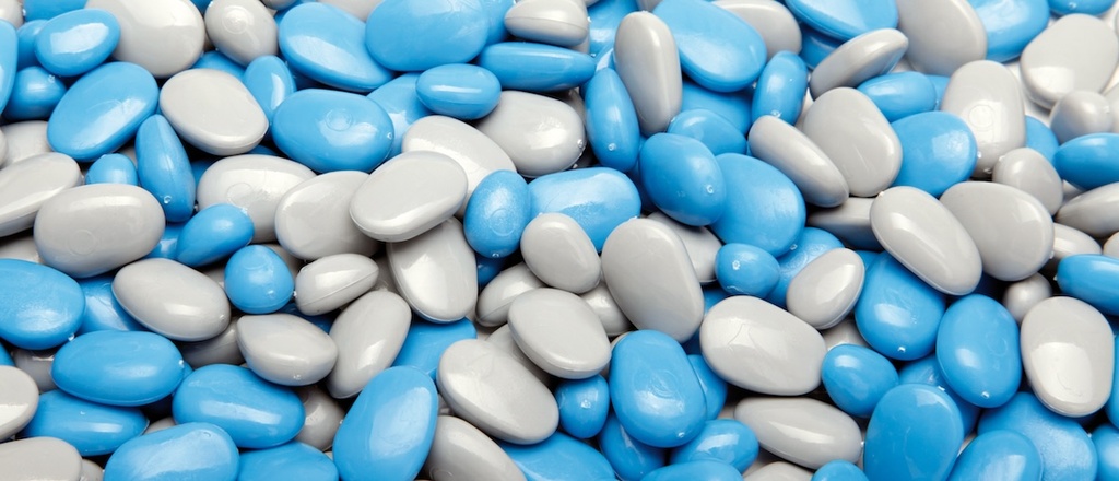 TheraBeans 30kg Komplettset m. Acrylbox