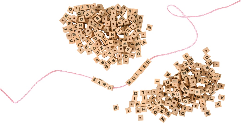 Buchstabenwürfel 7mm ca. 300 Stück