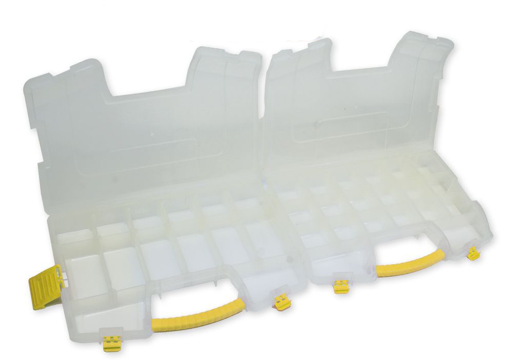 Sortierkoffer "Doppel" 34 Fächer 360x240x85