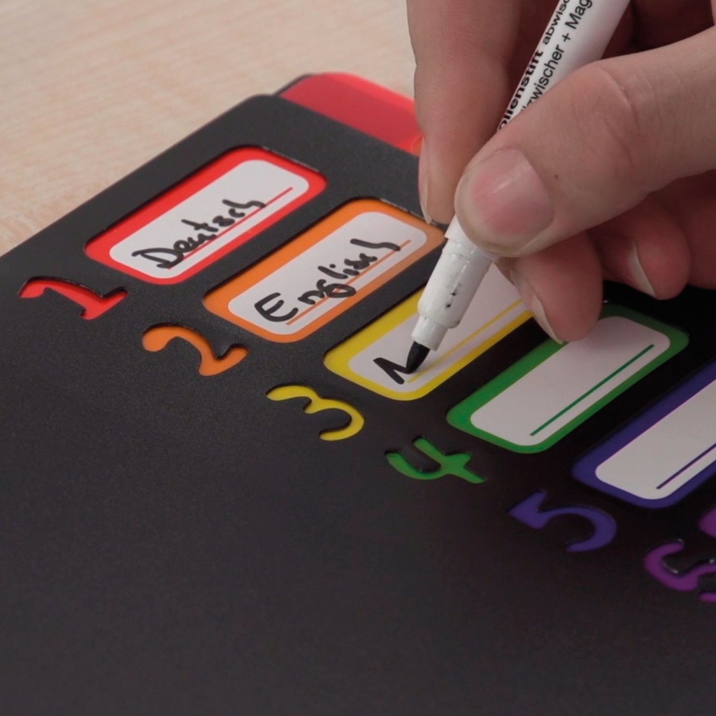 Dokumentenmappe und Sortierhilfe