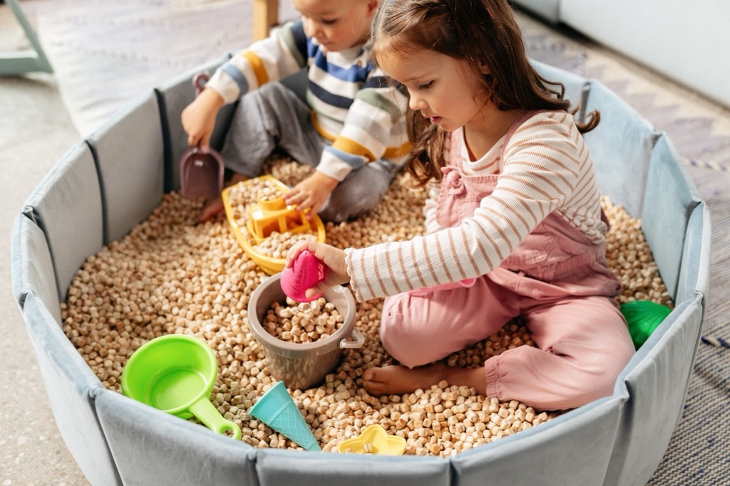 Flowfull® Würfel-Sandkasten Set