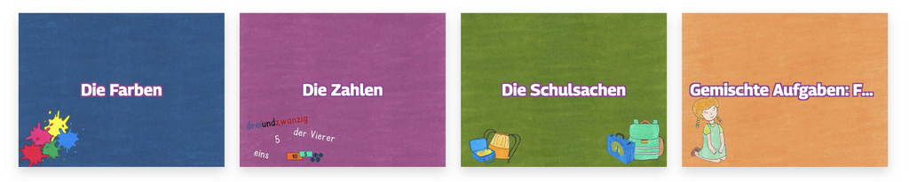 Deutsch als Zweitsprache - Medienpaket