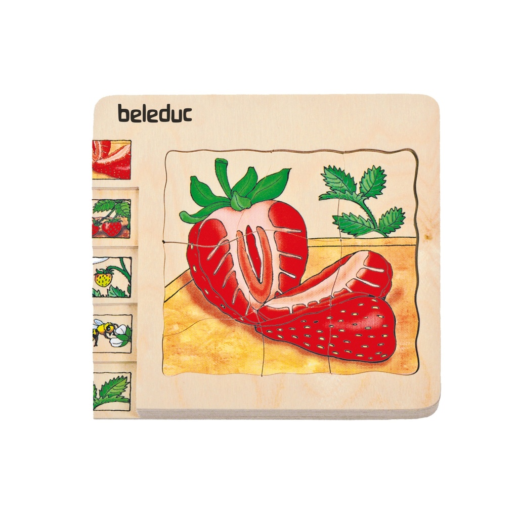 Lagen-Puzzle "Erdbeere"