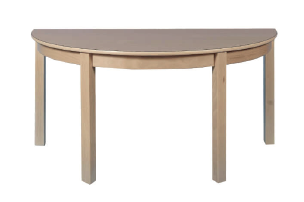 Halbrund Tisch Buche massiv  120x60cm