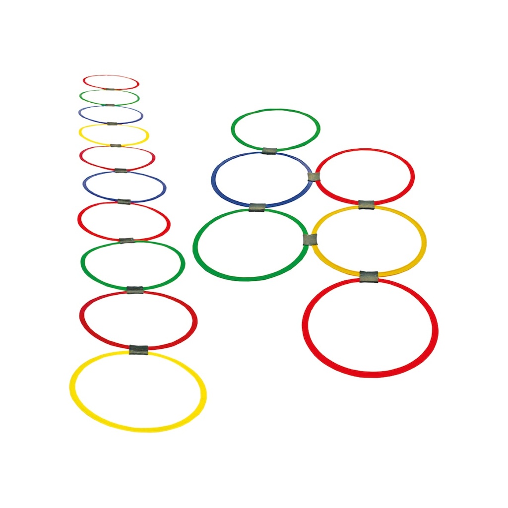 Hüpfringe 20 Stück mit 25 Verbindungsstücken 39cm DM
