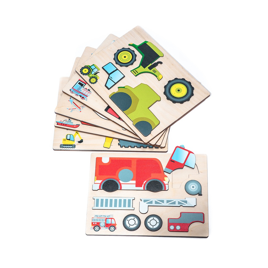 Magnetpuzzle Transport 