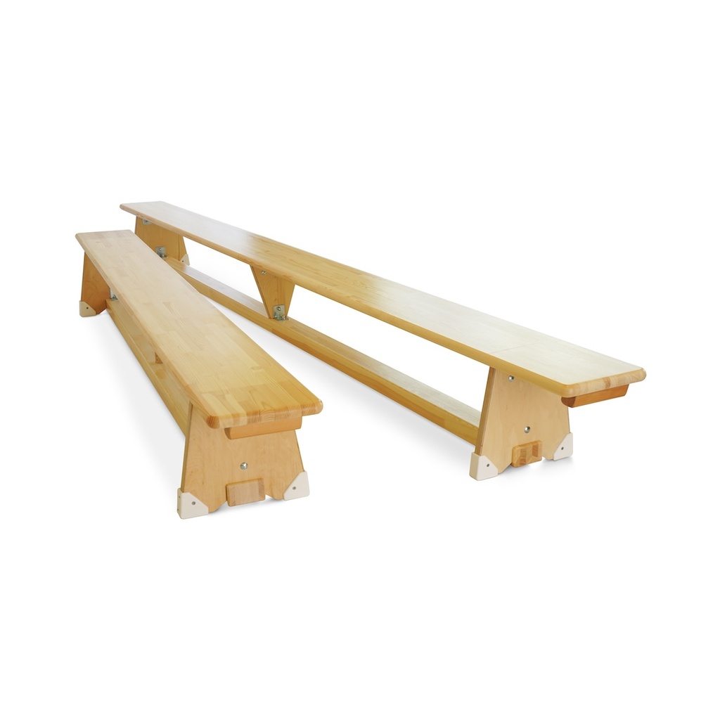 Turnbank natur 4m lang, Breite Ausführung (35cm hoch) U3 geeignet