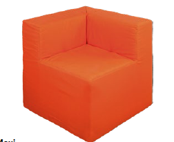 Relax Ecke Sitzhöhe 34cm Kunstleder B 45 / T 45 / H 60 cm