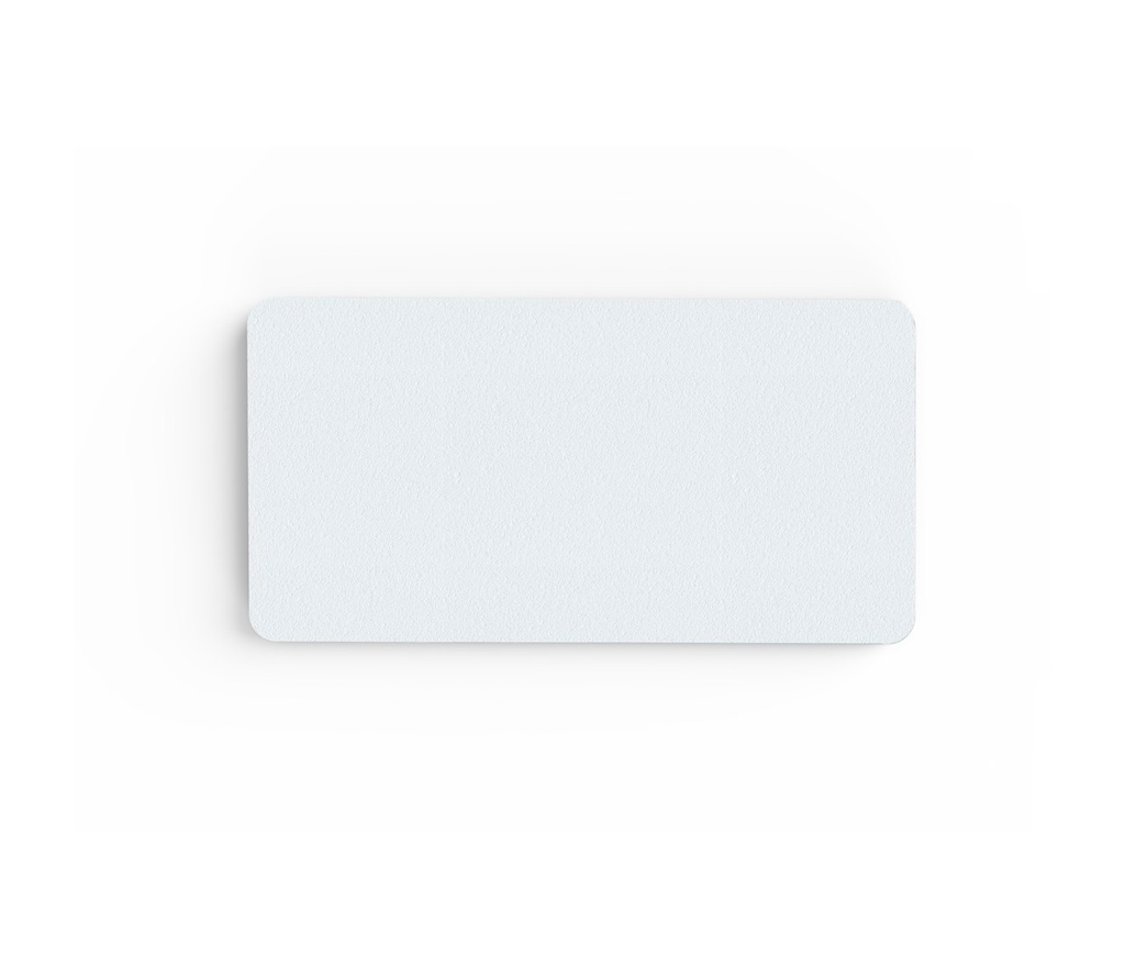 Selbstklebendes Akustikpaneel Rechteck WEISS - 8 Stück 