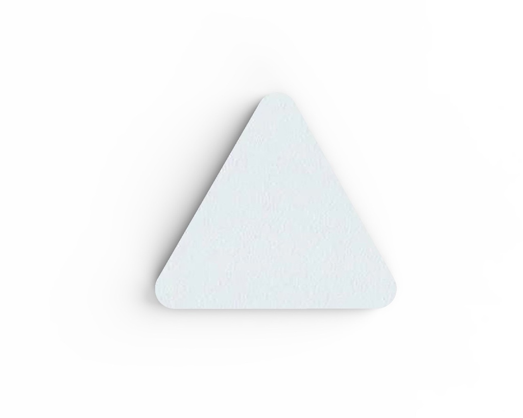 Selbstklebendes Akustikpaneel Dreieck WEISS - 8 Stück (61,75x4,5cm)