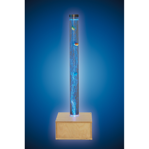 [W106034] Wassersäule 130cm mit Holzsockel