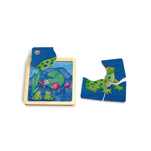 [101051] Minipuzzle Frosch