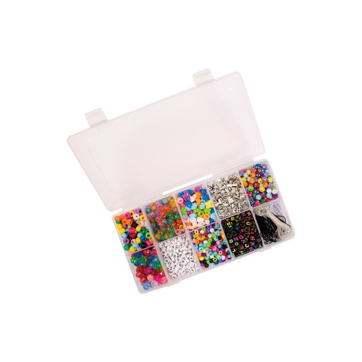 [113196] Kunsstoffperlen Set 1900 Teile