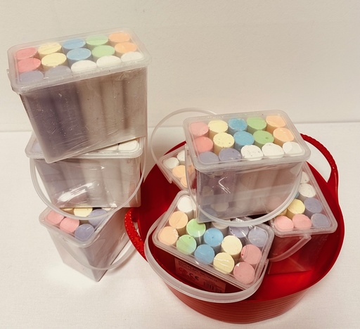 [W120761] Strassenkreide 105er Set mit Wanne