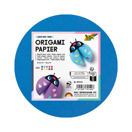 [113297] Faltblätter Rund 100 Blatt