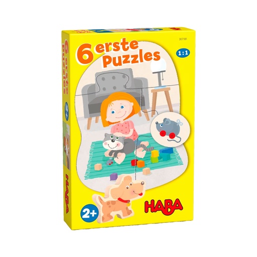 [W104468] 6 erste Puzzle - Haustiere 