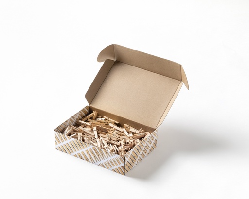 [W113335] Holzklammern Mega Pack - Natur